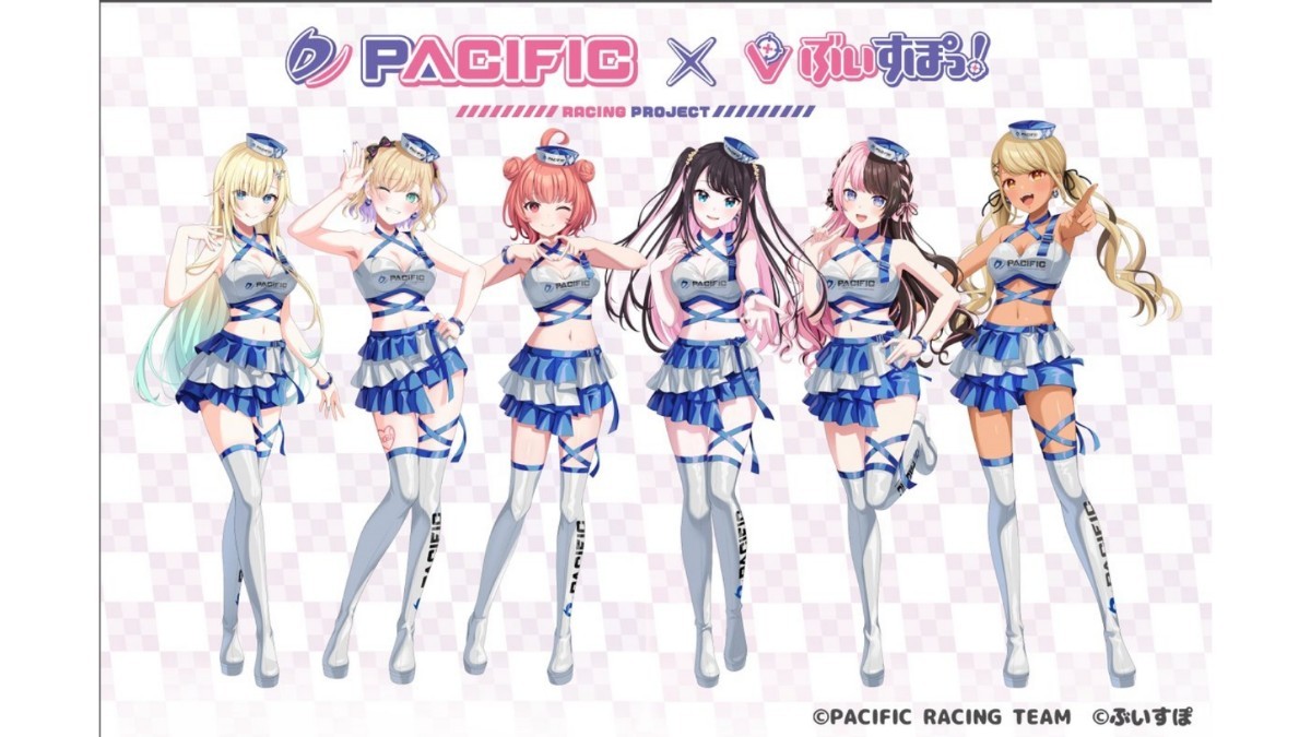 PACIFIC×ぶいすぽっ！RACING PROJECT 猫汰つな BIGアクリ ぶいすぽっ！×PACIFIC 猫汰つな推し1期&2期